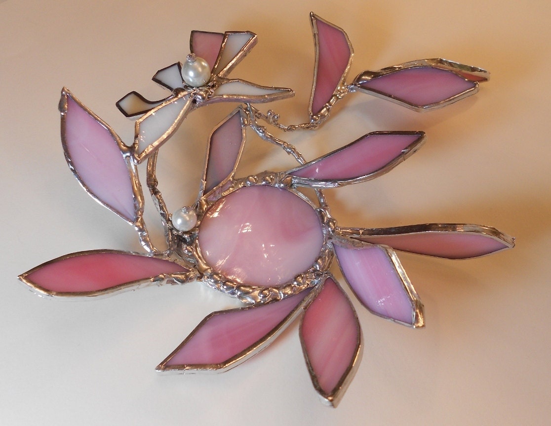 Unique 3D Flower - Decorative Candle Holder. Votive.