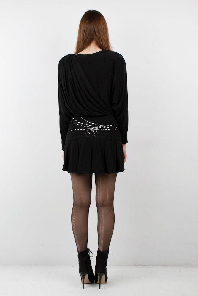 Vintage Black Lady Gaga's Dress