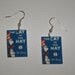 Dr Seuss Cat in the Hat Book Cover Novelty Earrings Or Pick your favorite Story Book , The Lorax Green Eggs and Ham, Grinch,