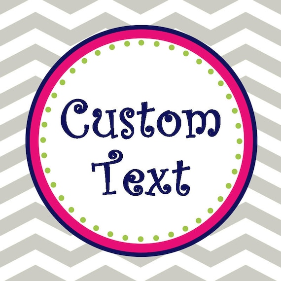 CUSTOM TEXT Add On for Tent Cards and Place Cards - Lillian Hope Designs Il_570xn