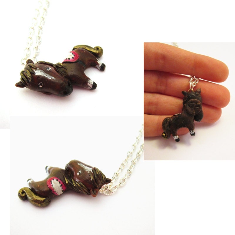 The Wilde Horse necklace,  customizable animal jewelry,animal totem