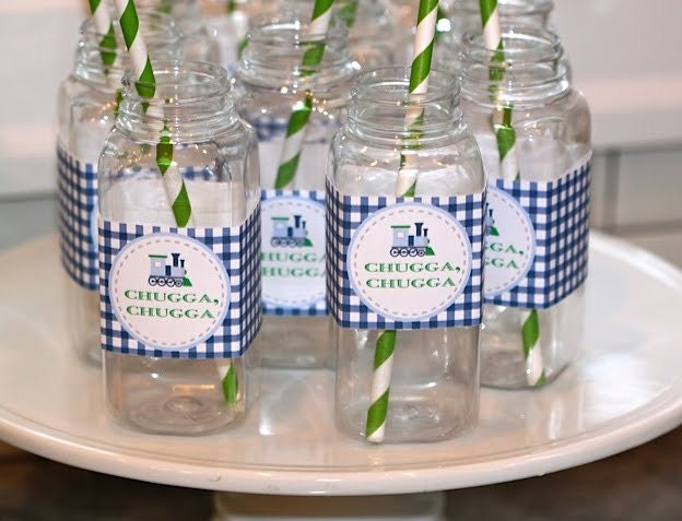 PRINTABLE PARY COLLECTION - Gingham Train Collection -- Mirabelle Creations Il_170x135