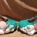 Turqouise Glitter and Seashell Mermaid Pump