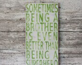 Hand Painted Sign - 12"x24" made to order Superhero Sign
