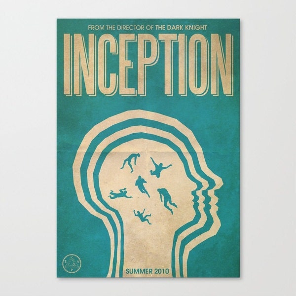 INCEPTION minimalist movie poster