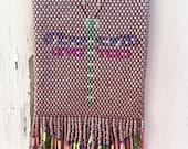 Beaded Amulet Bag -Elegant - Unique - Fun - Victorian Necklace -  To give as a gift - or Celebrate