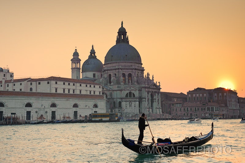 Venice Decor Fine Art Print 12x18 20x30 Photography Venice Gondola Travel wall decor