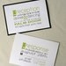 Modern Block Unique Custom Wedding Layered Invitation Suite
