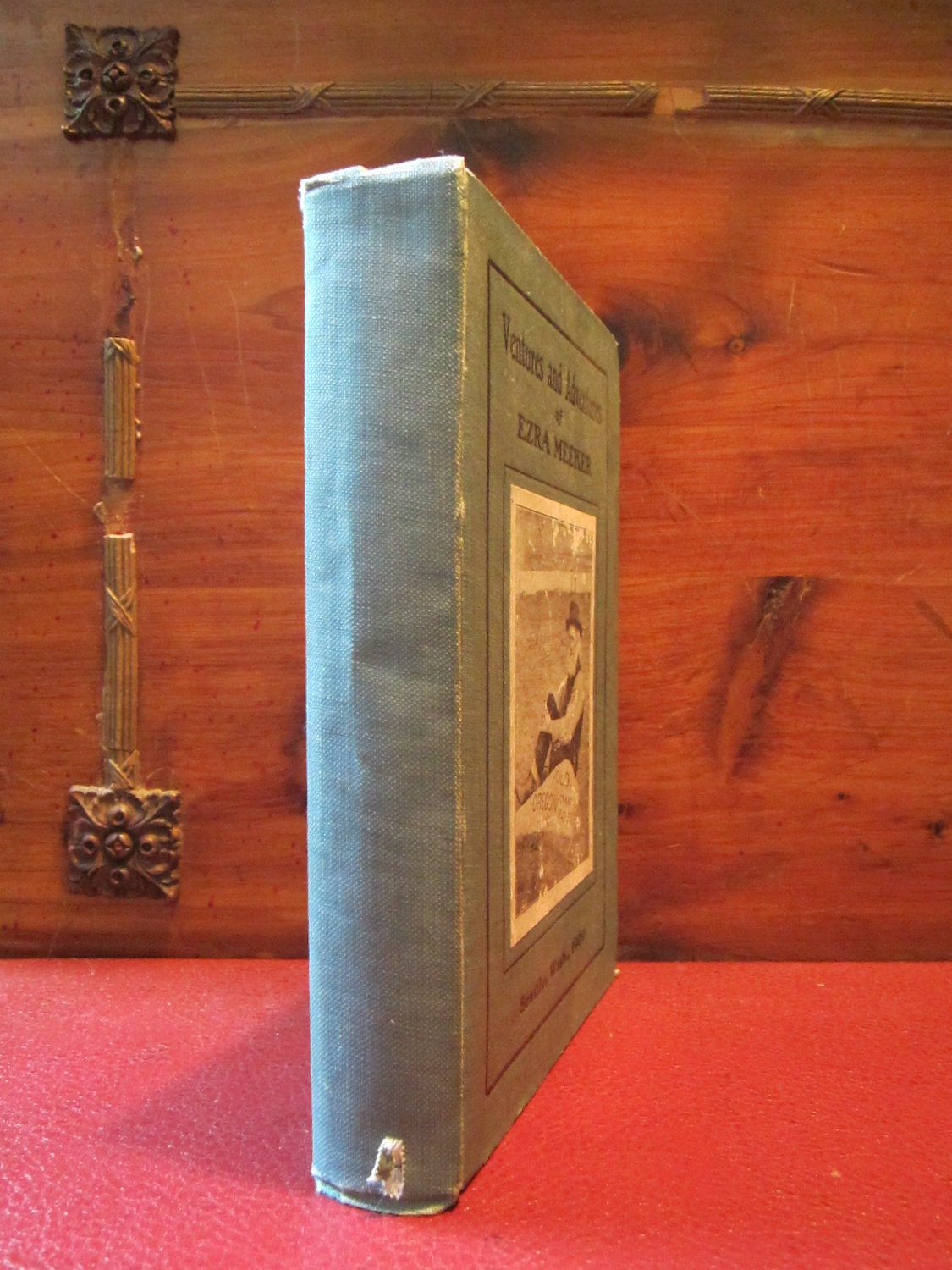 Rare Antique Book - Ventures and Adventures of Ezra Meeker, 1909, signed - Pioneer Life in the Old Oregon Country