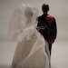 Vintage Style Zombie Wedding Cake Topper