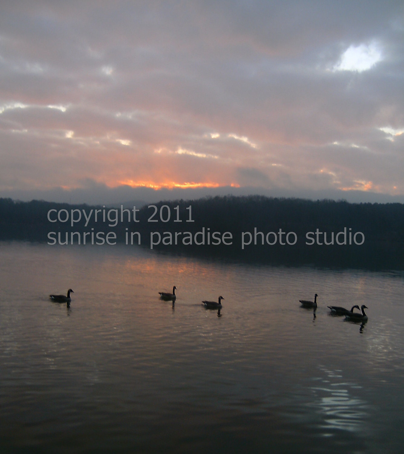 The Moment ----- Sunrise in Paradise, Sunrise Photo and  Home Decor  (5x7 inch print)