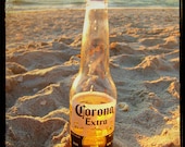 Corona Beer Beach Art Print - TTV Alcohol Tiki Tropical Mexico Wall Art Photograph