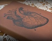 Anatomical Heart Pocket Journal Sketch Book Pad