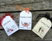 Personalized Wedding Favor Bags. SAVE on Combination bag and name tag in ONE