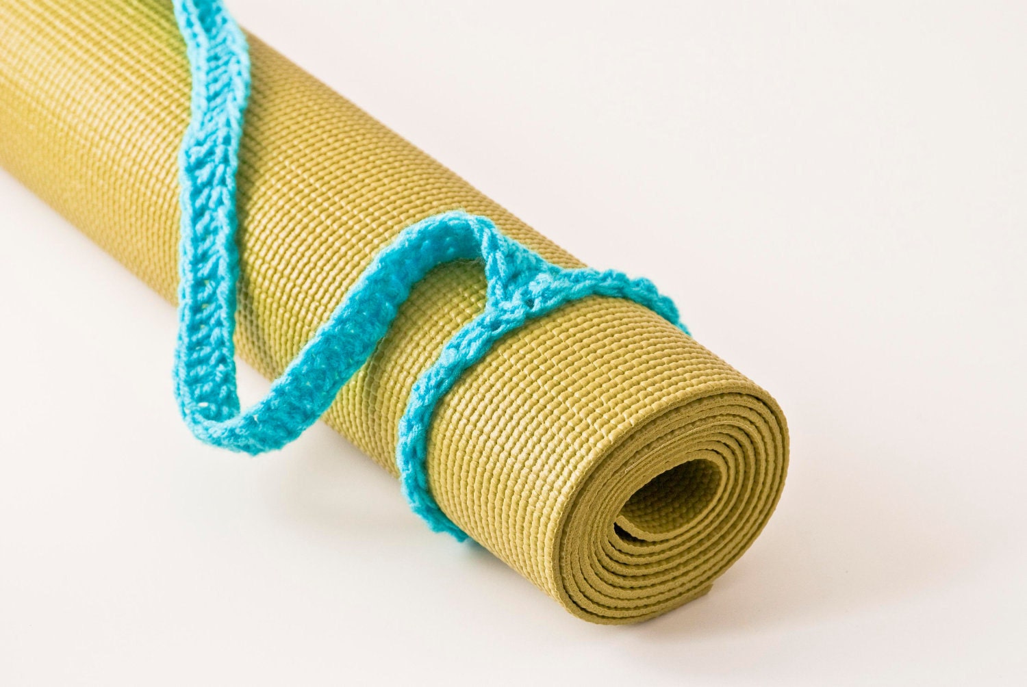Yoga Mat Sling, Turqua Blue, Tote Handle - Free Shipping, TFI