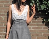 Luncheon Date Dress - Gray in Size Small