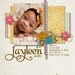 Baby Girl Birth Announcement Thank You Shower, paisley coral aqua swirl cream, Digital File