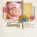 Baby Girl Birth Announcement Thank You Shower, paisley coral aqua swirl cream, Digital File