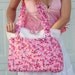 Large summer beach tote bag/ shoulder bag in cherry blossom pink