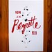 Non Je Ne Regrette Rien - Edith Piaf 12 x 18" screenprint