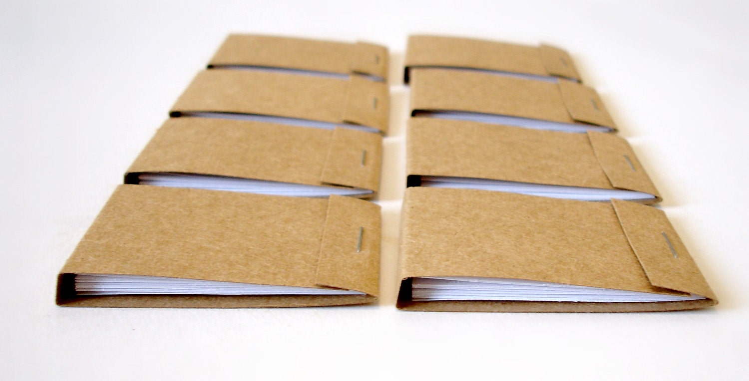Mini matchbook notepads kraft handmade matchbook notepads mini jotters mini matchbook memo pads 1 dozen