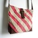 Recycled Striped Cross Body Day Bag