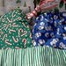 Fabric Christmas Bags Variety Set of 7