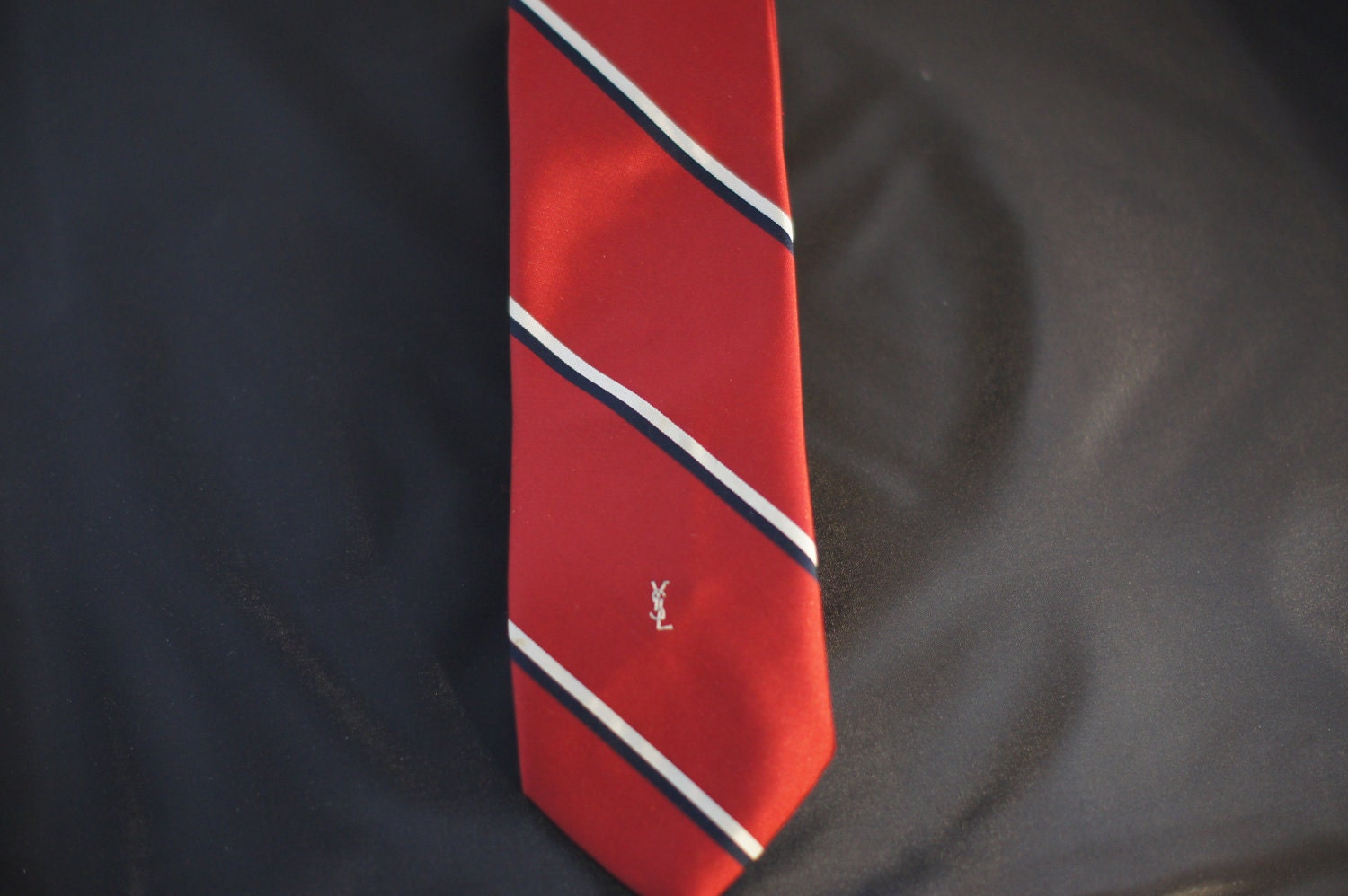 Vintage Yves Saint Laurent Tie, Classic Ivy Style
