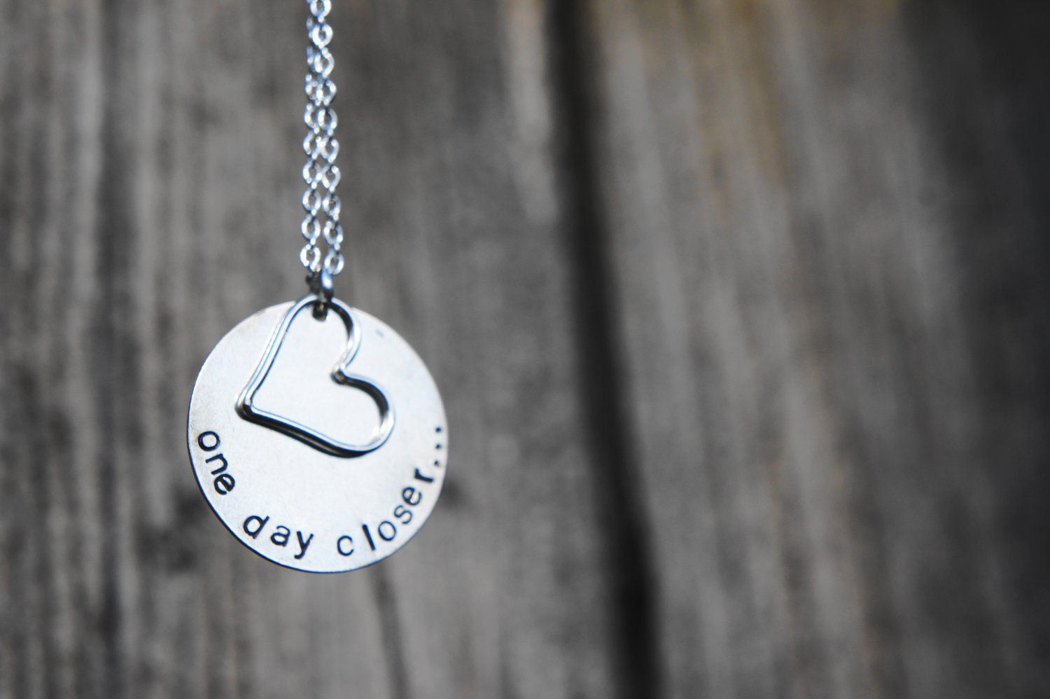 One day closer necklace. deployment jewelry. usaf army navy usaf uscg military