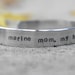 Military mom bracelet. My heart is on the line. usmc navy army usaf