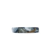 Blue,grey,white, leather headband