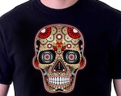 Dia de los Muertos T-shirt    Sizes S  M  L  XL  XXL