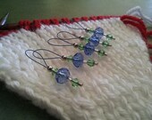 Set of 5 - SNAG FREE - Celtic Sea Stitch Markers