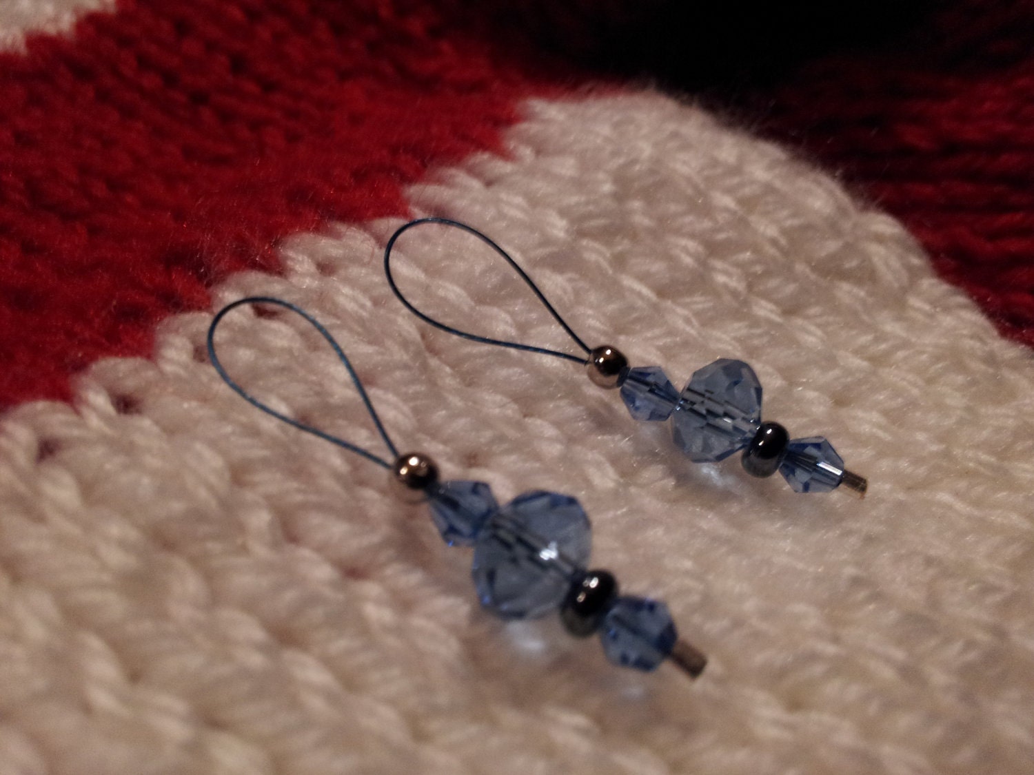 Set of 5 - Snag Free - Periwinkle Star Stitch Markers