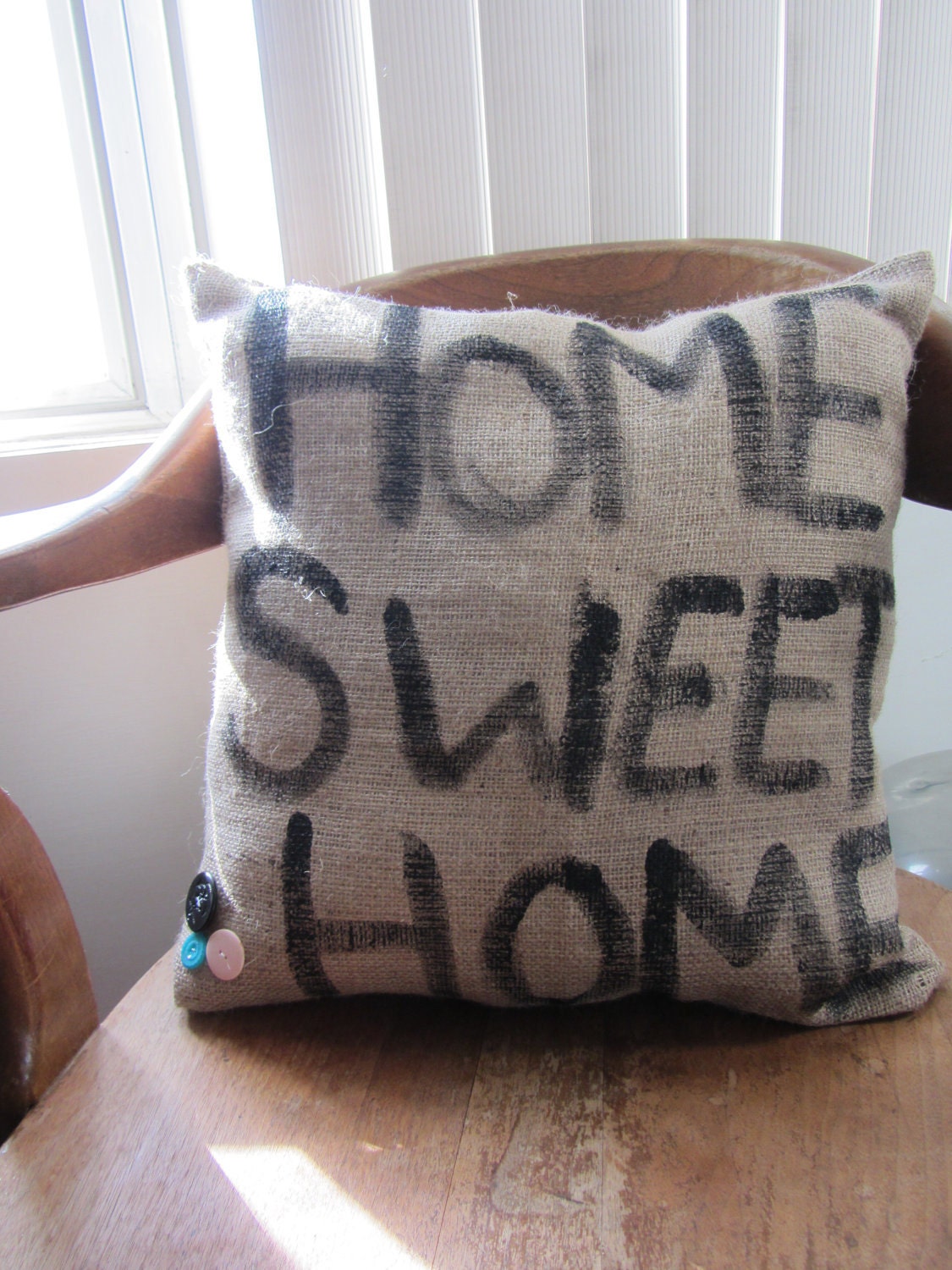 Burlap Pillow