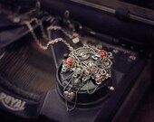 Industrial Silver Tik-Tok Necklace