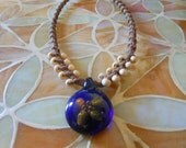 Hemp Necklace - Glass Pendant - Glass Pendant Hemp Necklace