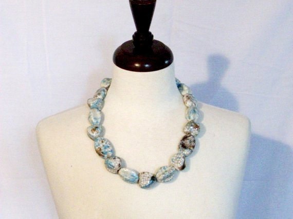 Sand and Water Stone Necklace
