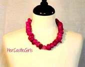 Fuchsia Stone Necklace