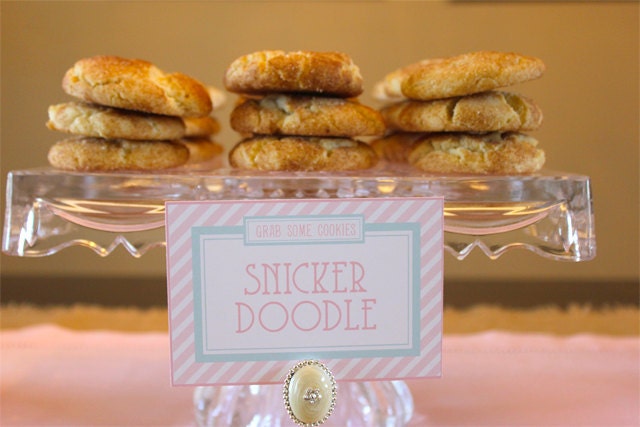 Cookie Labels from Milk & Cookies Partie Kit Collection - PRINTABLE - More Colors Available Il_170x135