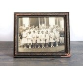 SALE 1920s School Photograph in Frame