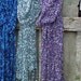 Knit Scarf Black/Silver.Ladder.Ribbon.Gift.Spring/Summer.Light.Stained Glass.Ready to ship.