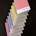 Modern Circles personalized note cards stationery (8) - Eco Friendly 100% recycled paper