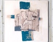 Original Painting -  Abstract - Mixed Media - Size: 15.7" x 15.7" (40cm x 40cm)