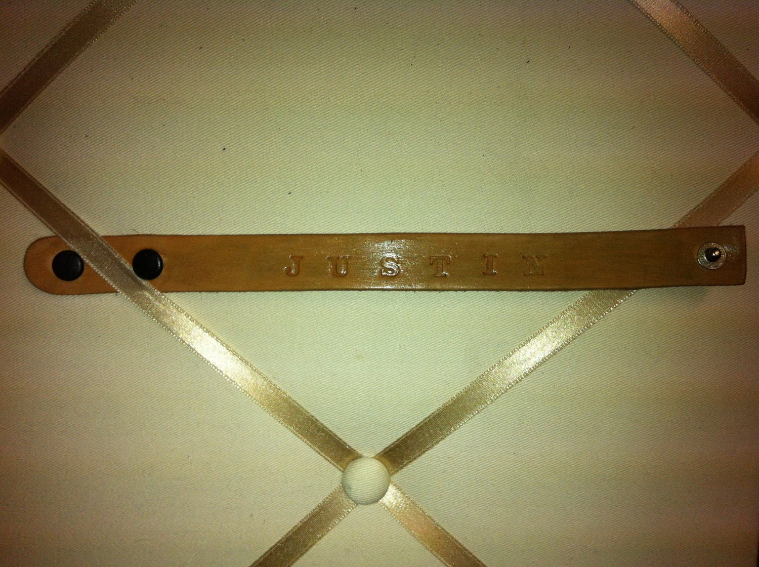 Personalized Leather Cuff