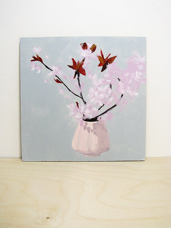 Still Life Painting Original -"Cherry Blossoms"