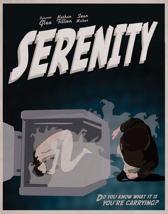 Serenity/Firefly Themed Illustrated Poster