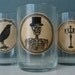 Gift Under 10 - Candle Votives - Funeral Formal - Skeleton - Raven