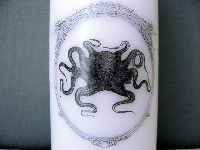 Octopus - Pillar Candle - the Crafty Cephalopod