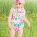 Under The Sea made to match Lottie Da Baby's Garden District Seafoam dress shabby chic headband